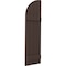 Ekena Millwork Americraft 4-Board (2 Batten) Wood Joined Board-n-Batten Shutters w/ Arch Top, ARW101BQ414X77TBH, PR ARW101BQ414X77TBH - alternate 2